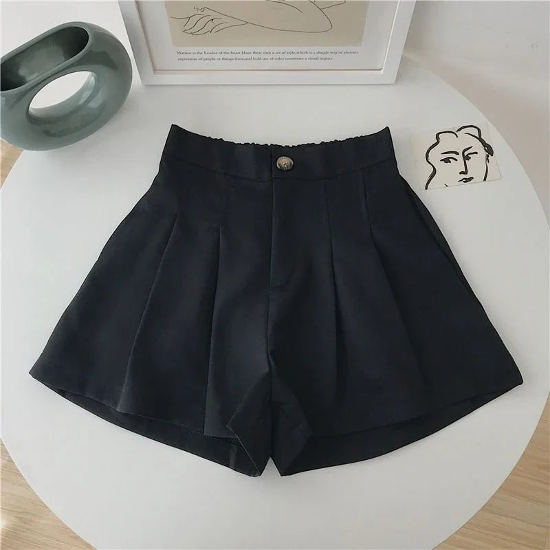 Youth Girls' High Waist Casual Shorts