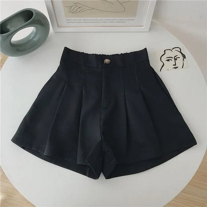 Youth Girls' High Waist Casual Shorts