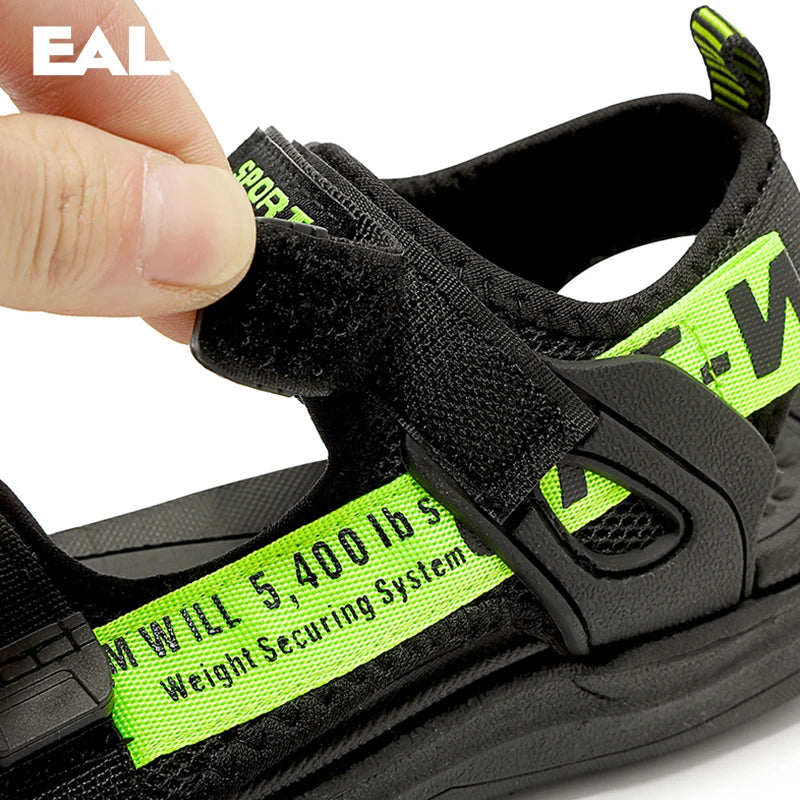 Youth Boys' Breathable Sport Sandals – Hook & Loop