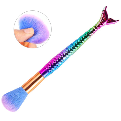 Nail Art Brush Remove Nail Dust Brush Acrylic UV Gel Polish Powder