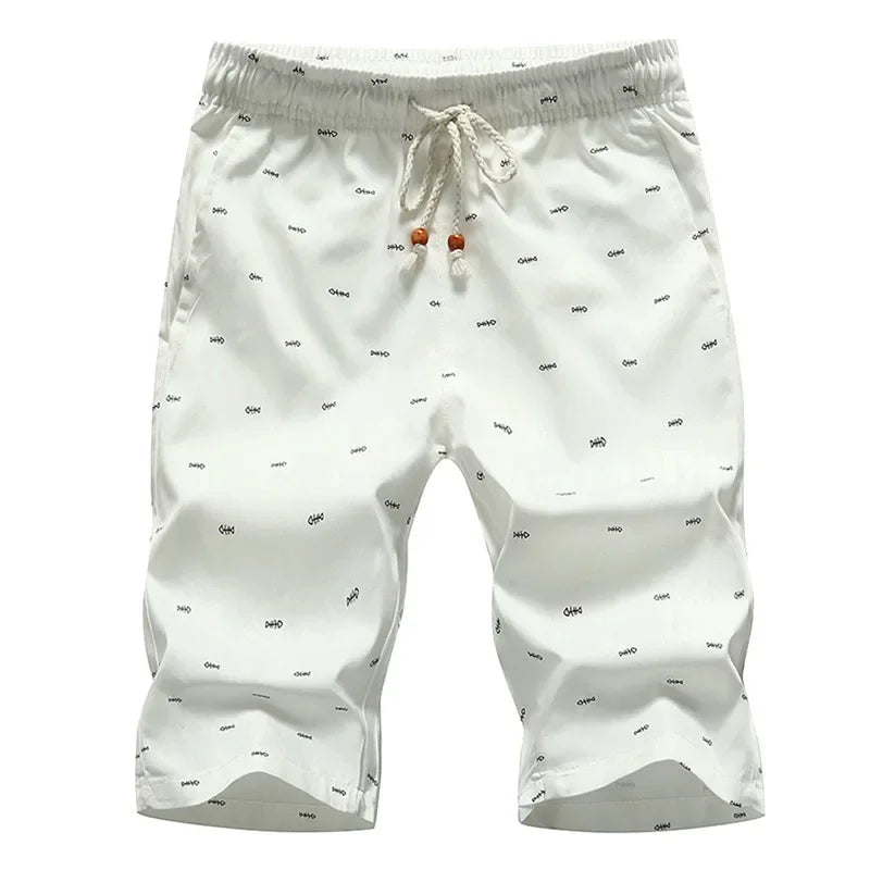 Men's Cotton Casual Beach Shorts