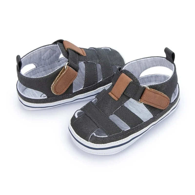 Baby Boys' Canvas Anti-Slip Sandals
