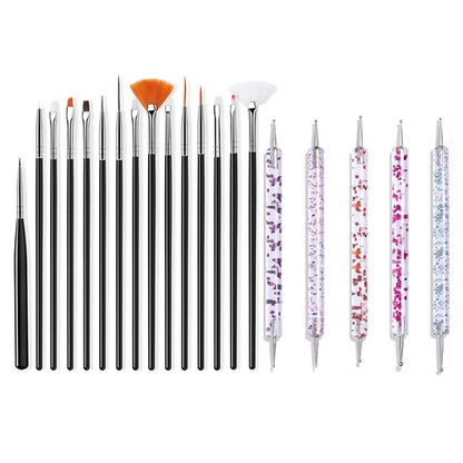 Nail Art Brush Remove Nail Dust Brush Acrylic UV Gel Polish Powder