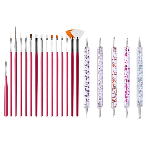 Nail Art Brush Remove Nail Dust Brush Acrylic UV Gel Polish Powder