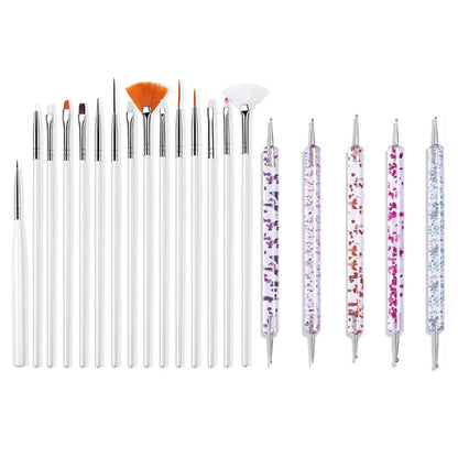 Nail Art Brush Remove Nail Dust Brush Acrylic UV Gel Polish Powder