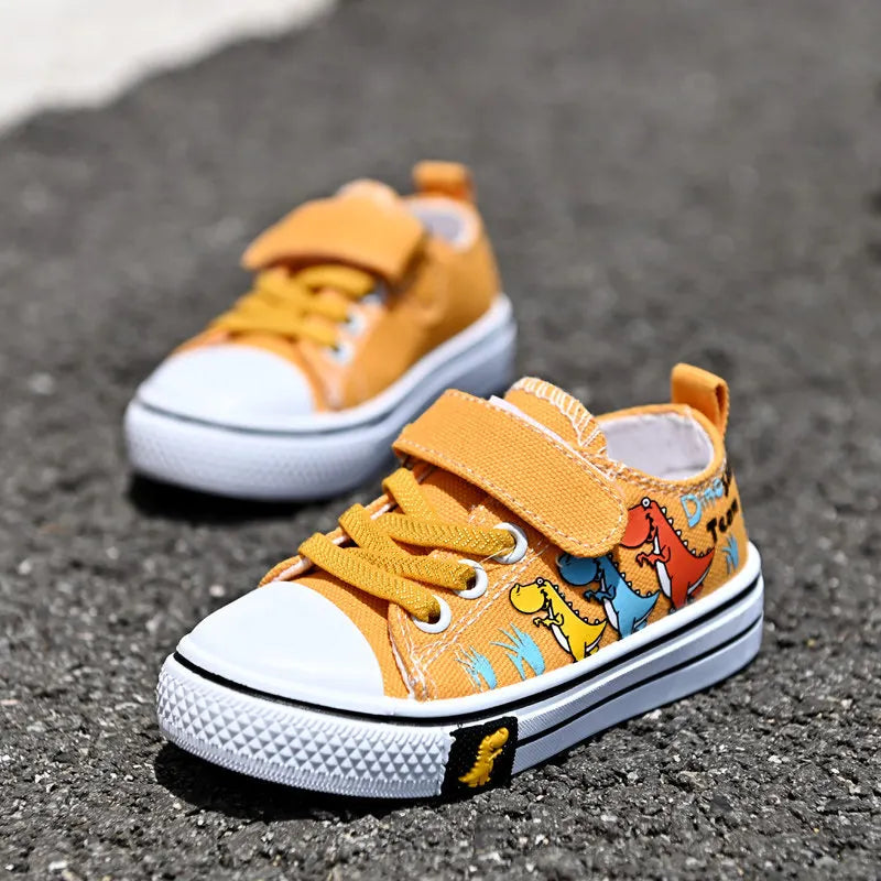 Boys' Dinosaur Print Sneakers