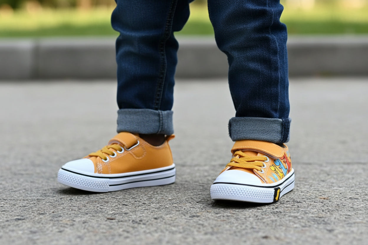 Boys' Dinosaur Print Sneakers