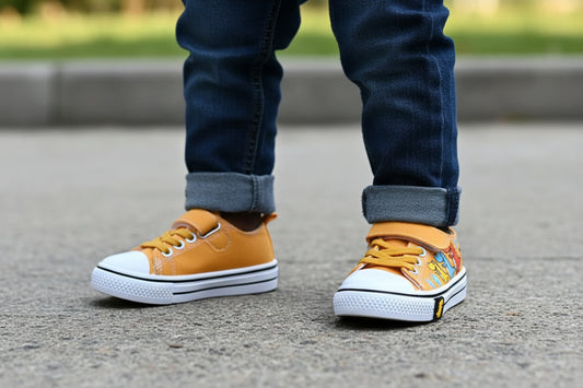 Boys' Dinosaur Print Sneakers