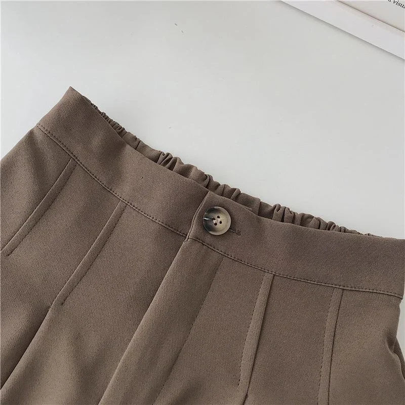 Youth Girls' High Waist Casual Shorts