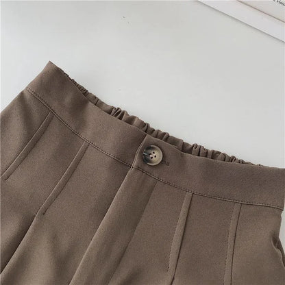 Youth Girls' High Waist Casual Shorts