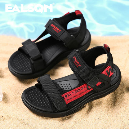 Youth Boys' Breathable Sport Sandals – Hook & Loop