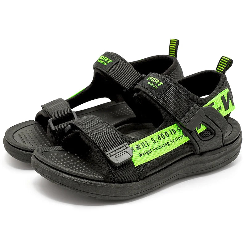 Youth Boys' Breathable Sport Sandals – Hook & Loop