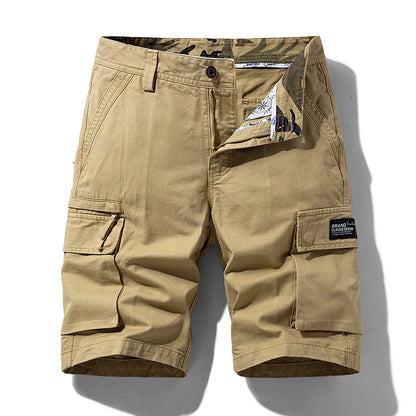 Men's Multi-Pocket Cotton Cargo Shorts | Quick-Dry Military Shorts in 13 Colors