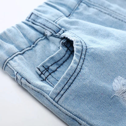 Geometric Print Cotton Shorts for Boys
