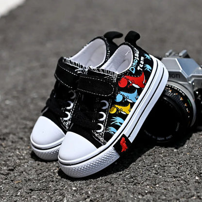 Boys' Dinosaur Print Sneakers