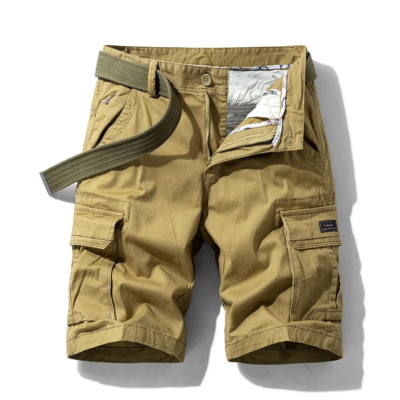 Men's Multi-Pocket Cotton Cargo Shorts | Quick-Dry Military Shorts in 13 Colors