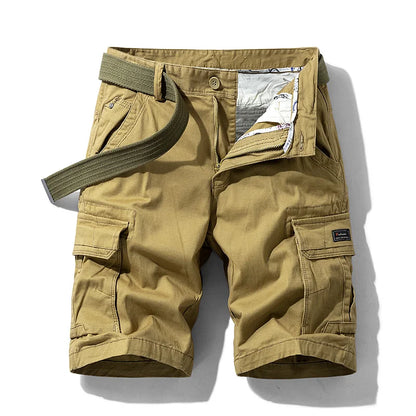Men's Multi-Pocket Cotton Cargo Shorts | Quick-Dry Military Shorts in 13 Colors