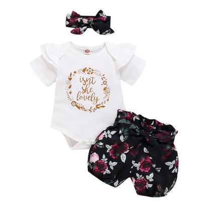 Baby Girls' 2-Piece Polka Dot Short Set