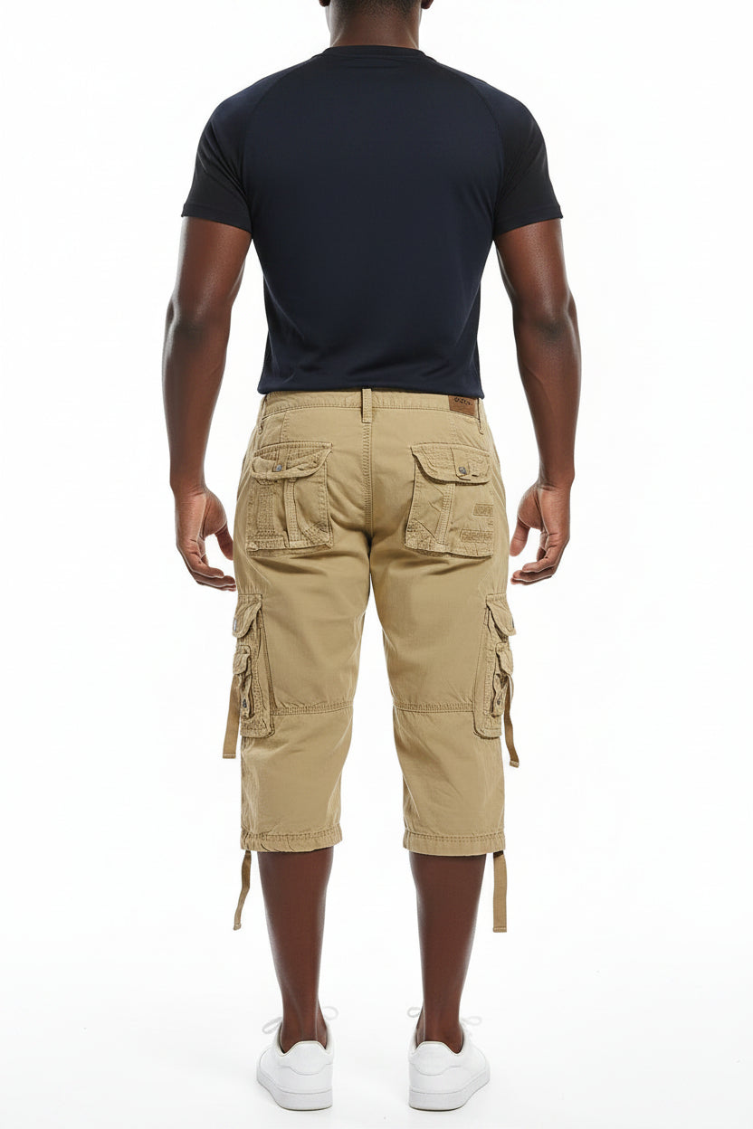 Youth Boys Knee-Length Cargo Shorts