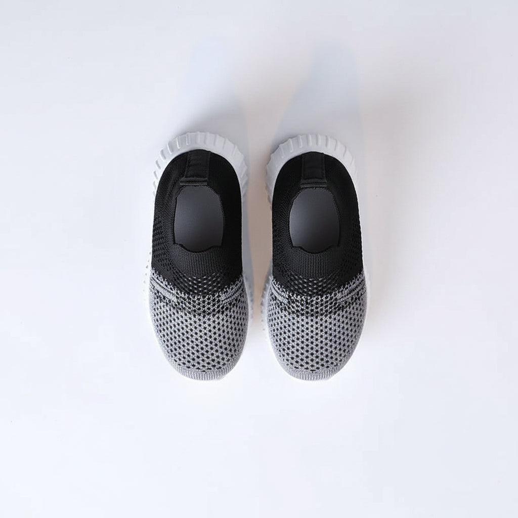 Girls' Knit Slip-On Breathable Sneakers