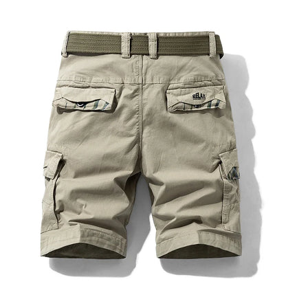Men's Multi-Pocket Cotton Cargo Shorts | Quick-Dry Military Shorts in 13 Colors