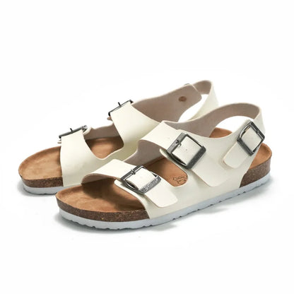 Men's Gladiator Leather Slip-On Sandals