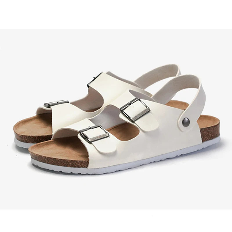 Men's Gladiator Leather Slip-On Sandals