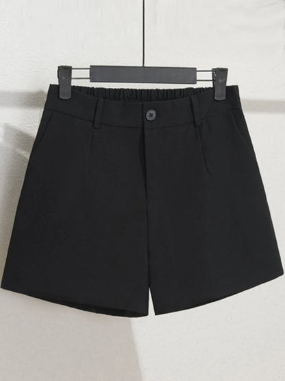 Youth Girls' Wide-Leg High-Waist Shorts