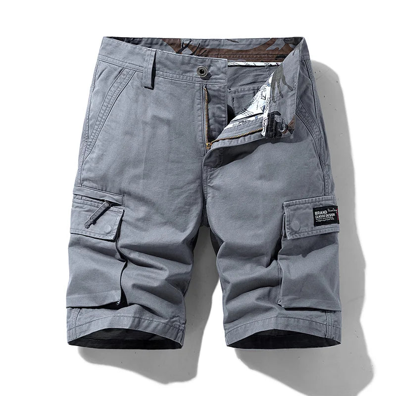 Men's Multi-Pocket Cotton Cargo Shorts | Quick-Dry Military Shorts in 13 Colors