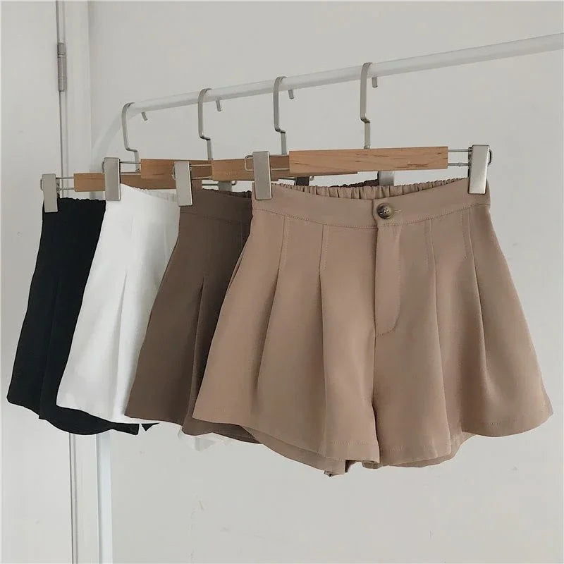 Youth Girls' High Waist Casual Shorts