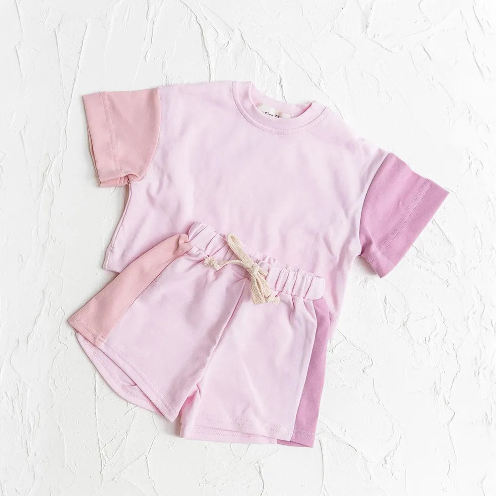 Girls Boutique Multi-Color Short Set