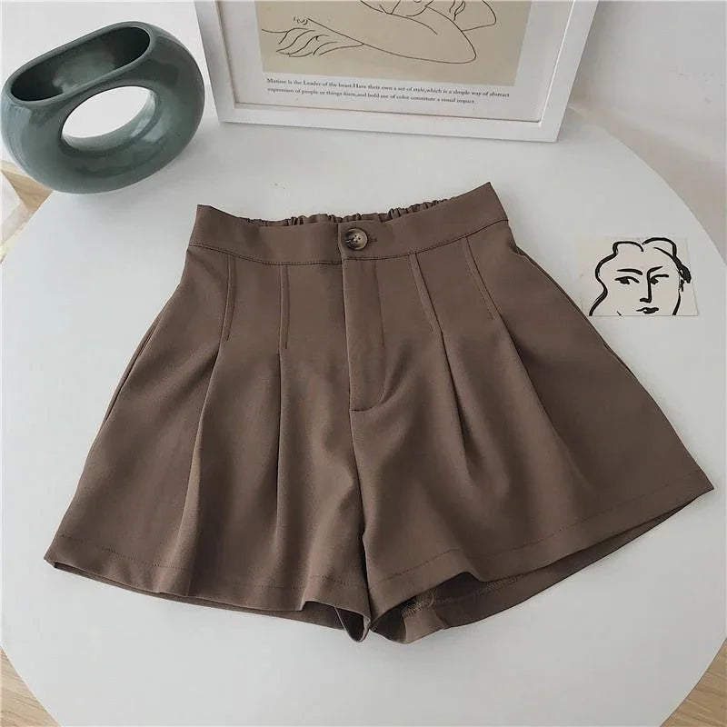 Youth Girls' High Waist Casual Shorts