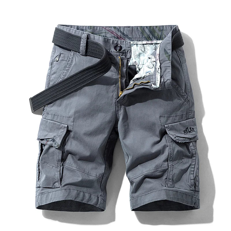 Men's Multi-Pocket Cotton Cargo Shorts | Quick-Dry Military Shorts in 13 Colors