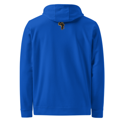 Unite in Style: The Adidas Fleece Unisex Hoodie with Tribal Print & African Logo
