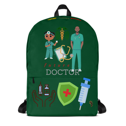 Young Gifted Black Future Doctor Backpack for Boys