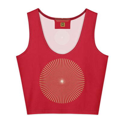 Golden Aura Crop Top