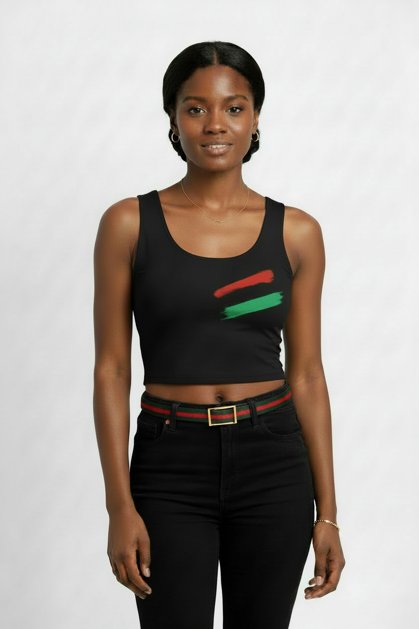 Pan African Pride Crop Top