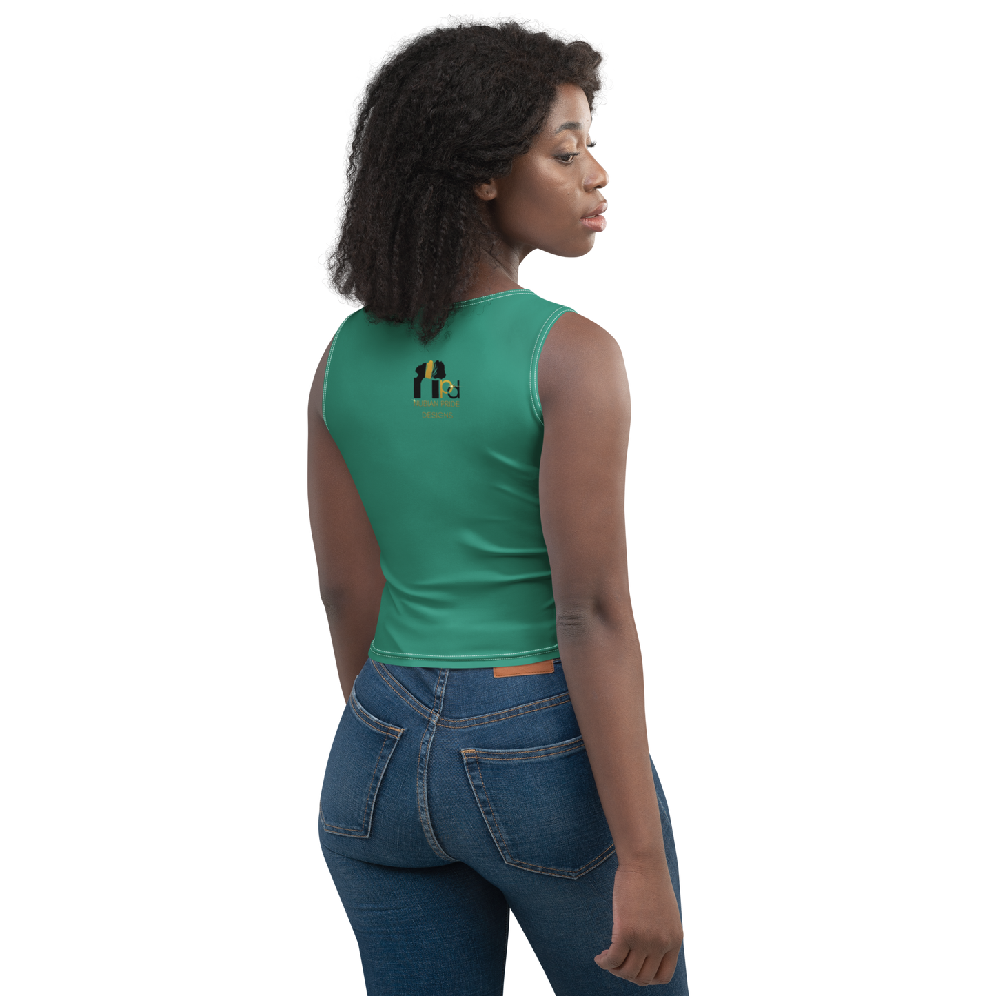 Rooted Heritage Body-Hugging Crop Top
