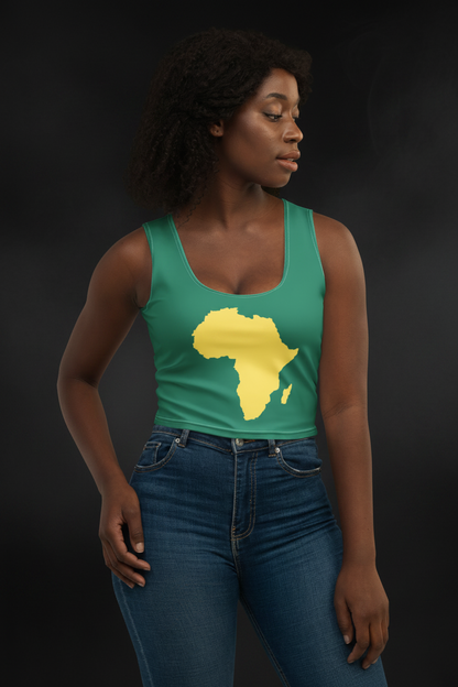 Rooted Heritage Body-Hugging Crop Top