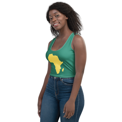 Rooted Heritage Body-Hugging Crop Top