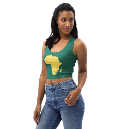 Rooted Heritage Body-Hugging Crop Top
