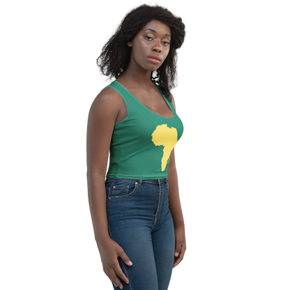 Rooted Heritage Body-Hugging Crop Top