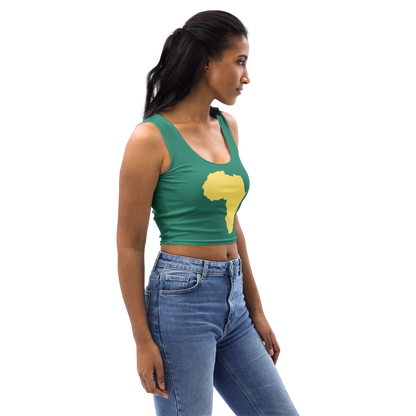Rooted Heritage Body-Hugging Crop Top