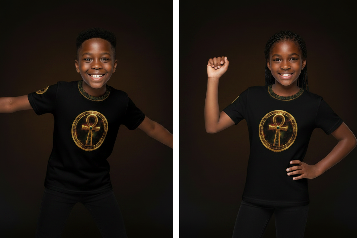 Ankh Energy Kids Unisex Crew Neck Tee
