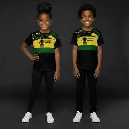 Crowned Confidence Unisex Kids Tee