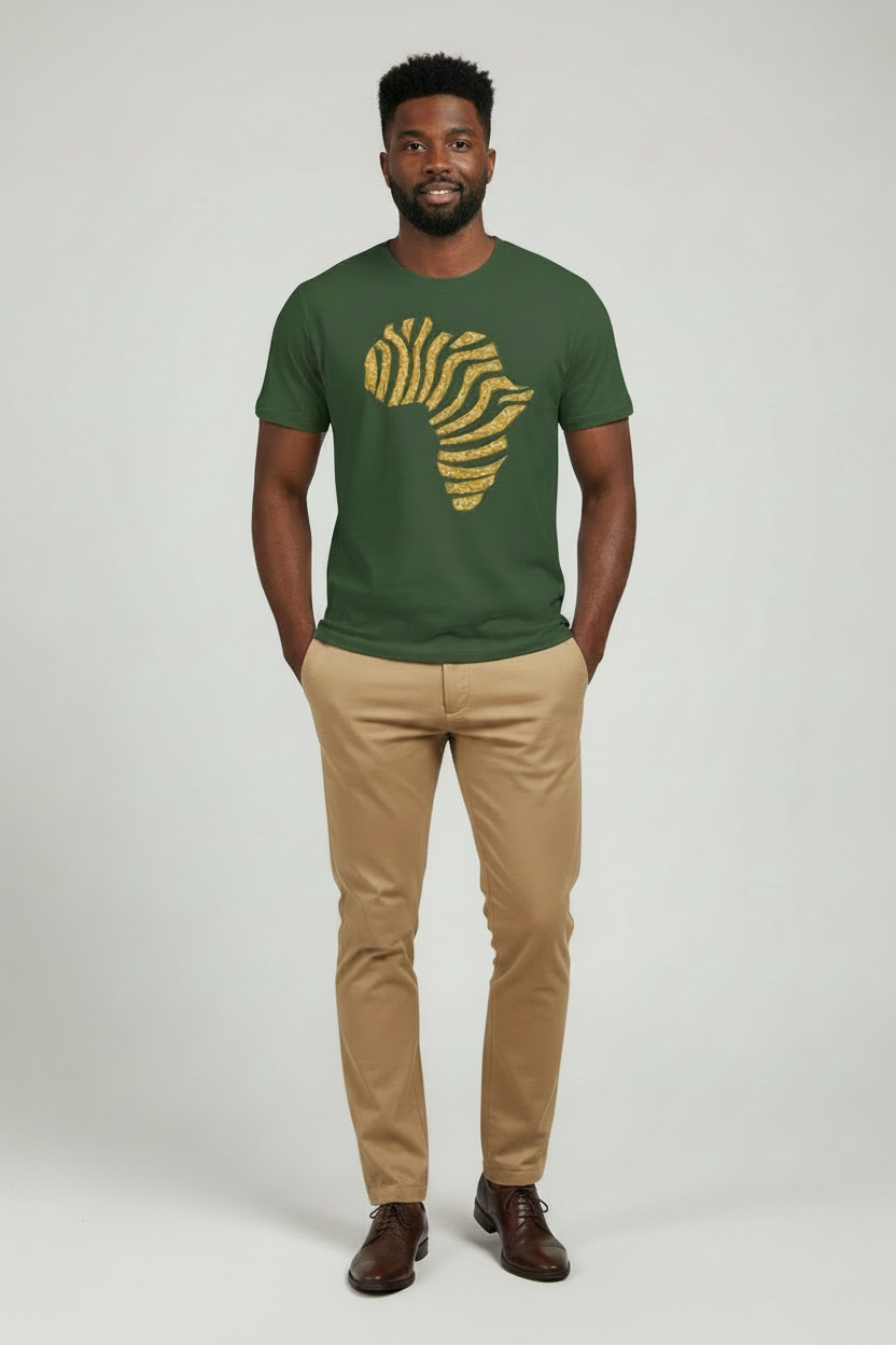 Mens Gold Standard Africa Tee