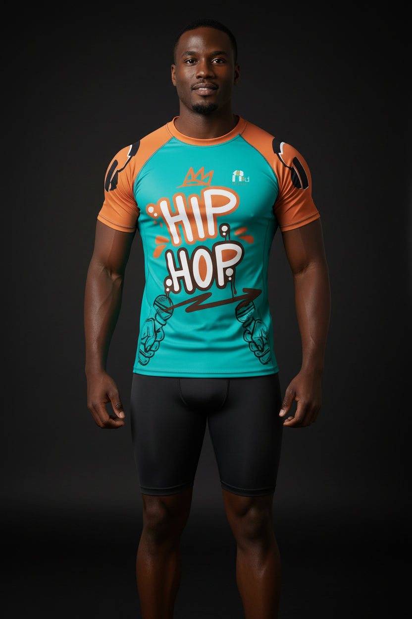 Golden Age of Hip Hop Men's Rash Guard