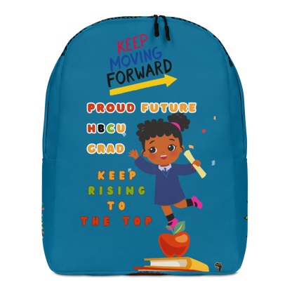 Young Gifted Black Keep Moving Forward Proud Future HBCU Grad Backpack