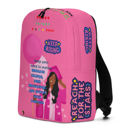Young Gifted Black Proud Future HBCU Scholar Backpack for Girls