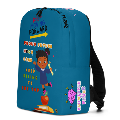Young Gifted Black Keep Moving Forward Proud Future HBCU Grad Backpack
